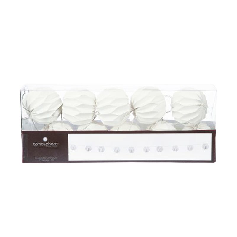 Guirlande lumineuse ORIGAMI coloris blanc