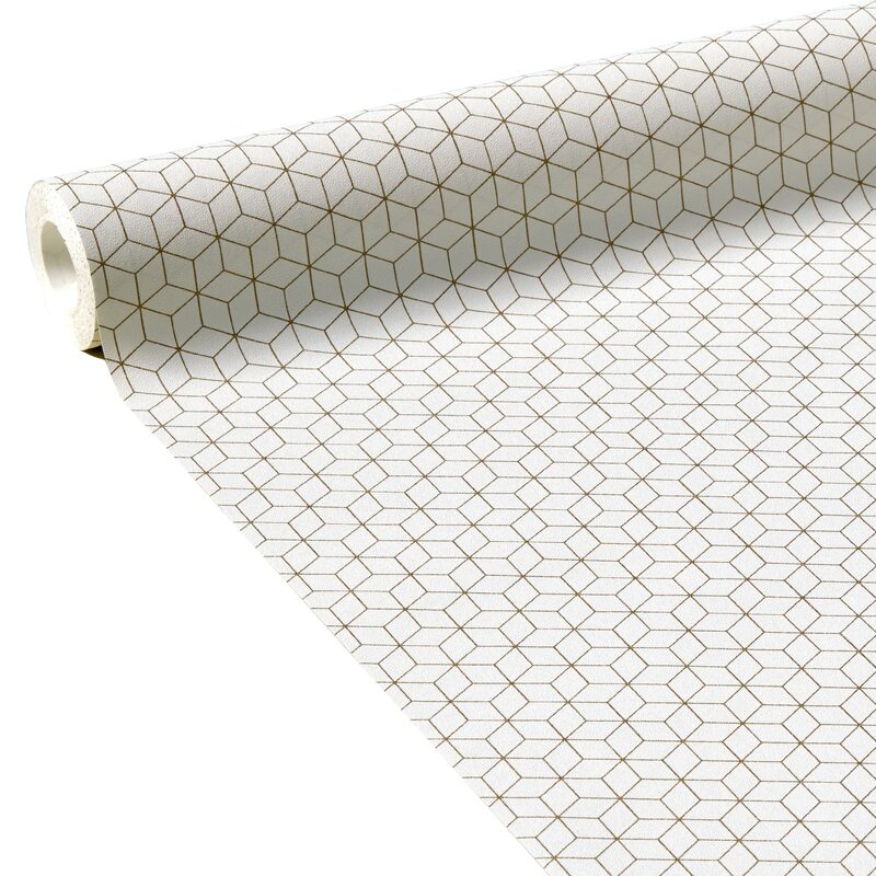 Papier peint intissé OSMOSE coloris blanc