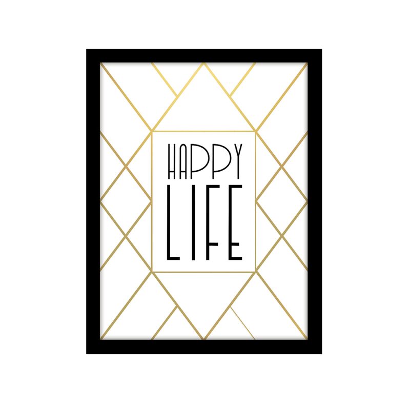 Tableau HAPPY LIFE 34 x 44 cm