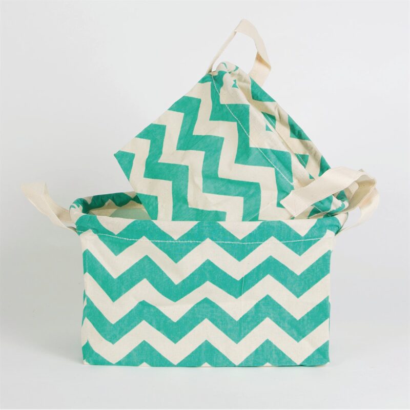 Corbeille ZIGGY coloris vert
