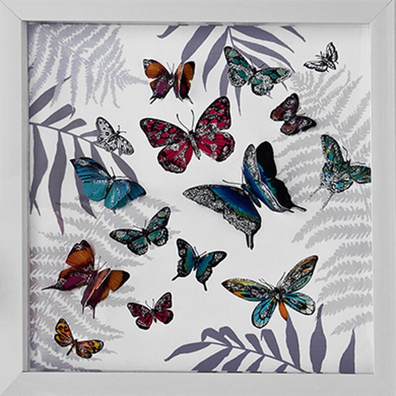 Tableau embelli MYSTICAL FOREST 29 x 29 cm