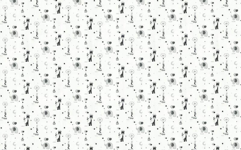 Papier peint intissé SWEETY coloris blanc