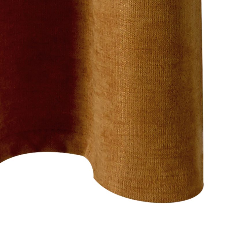 Rideau thermique ALASKA coloris ocre 140 x 260 cm