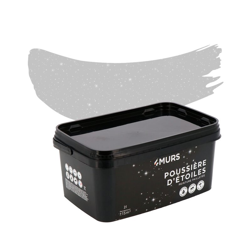 Peinture Décorative POUSSIÈRE D'ÉTOILES Acrylique altair Mat 2 L