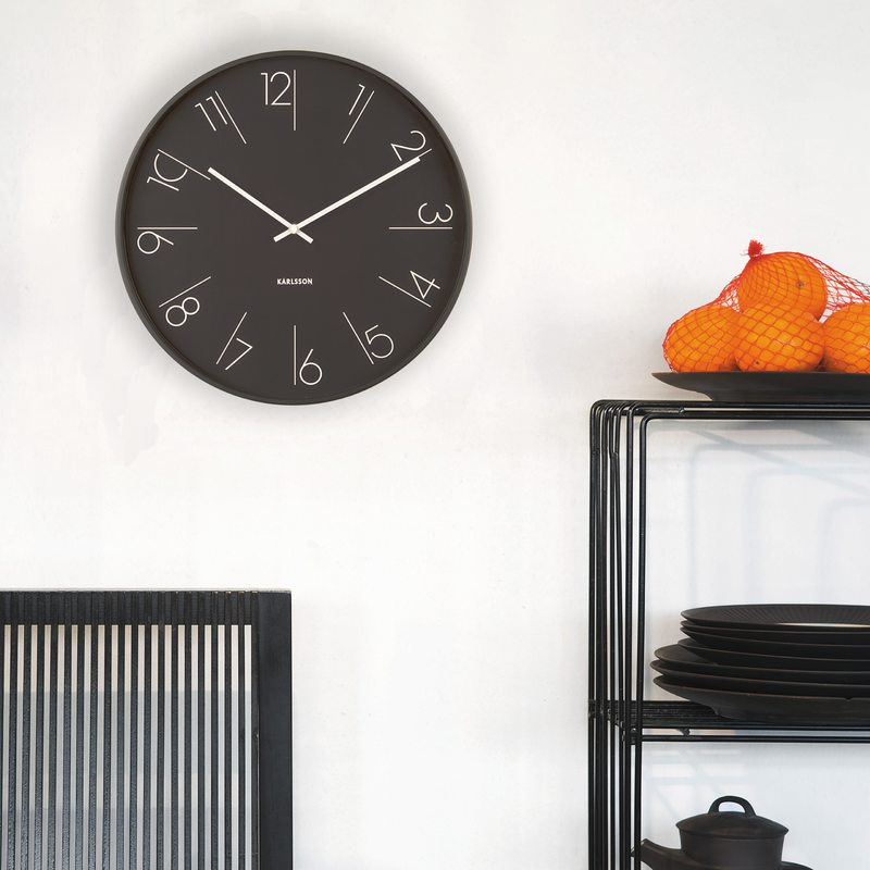 Horloge NILS coloris noir