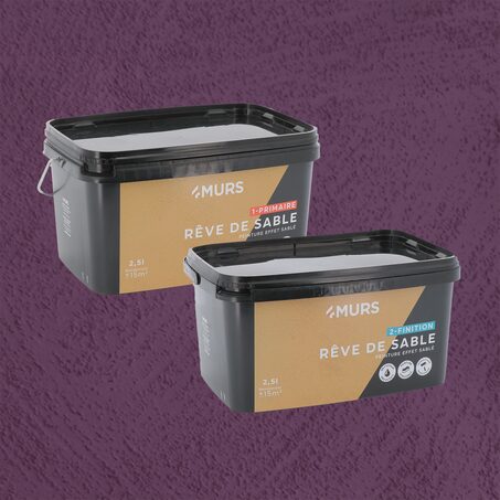 Rêve de sable Peinture améthyste + Primaire