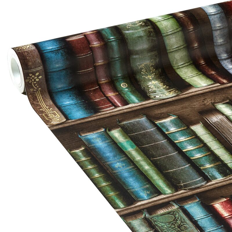 Papier peint intissé BIBLIOTHÈQUE CAMBRIDGE BY KOZIEL coloris multicolore