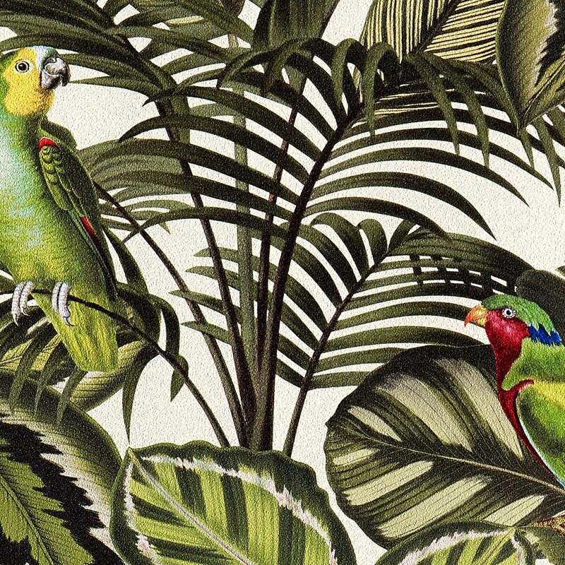 Papier peint intissé EXOTIC MOOD coloris vert mousse