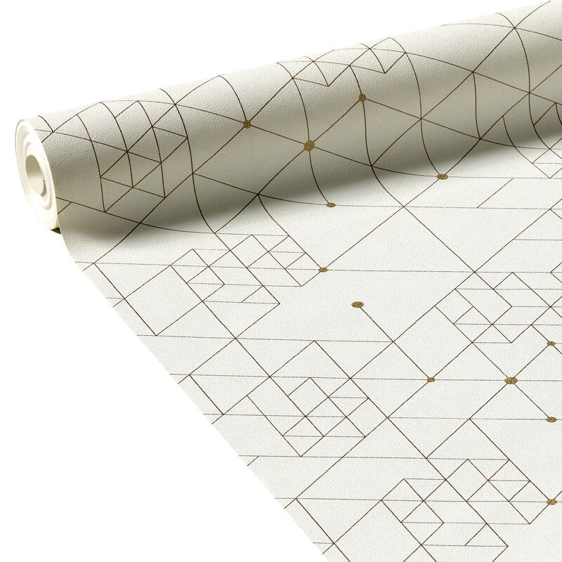 Papier peint intissé LIEVE coloris blanc