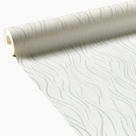 Papier peint intissé JULIANA coloris blanc