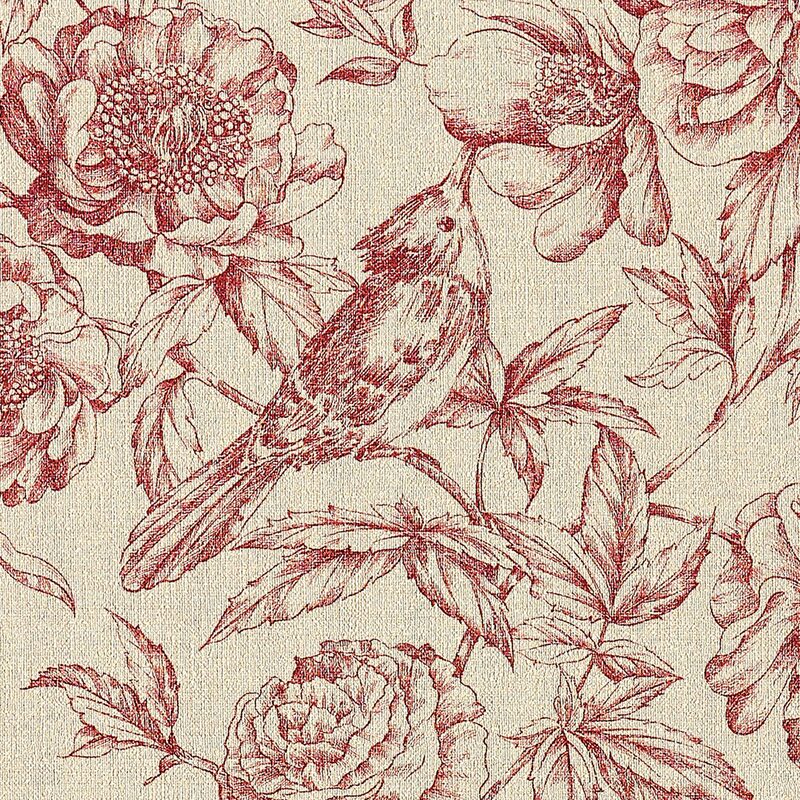 Papier peint intissé FLORENTINE GARDEN coloris lin