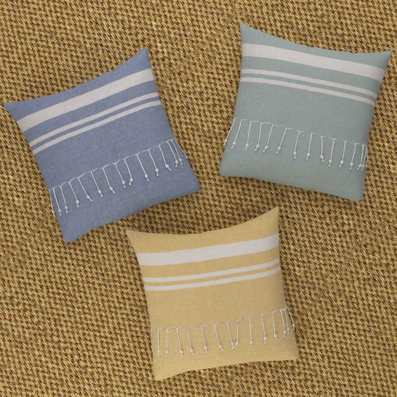 Coussin TUNIS coloris mint 50 x 50 cm