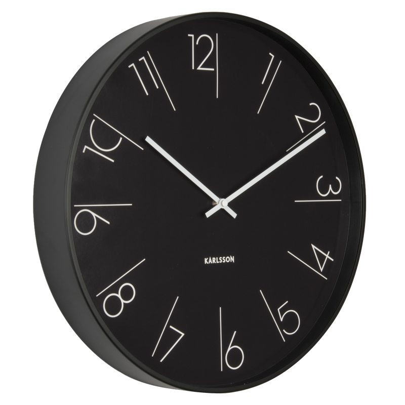 Horloge NILS coloris noir