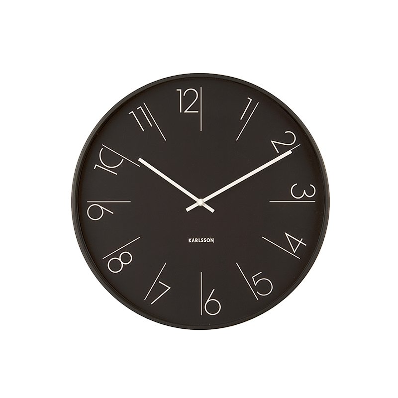 Horloge NILS coloris noir