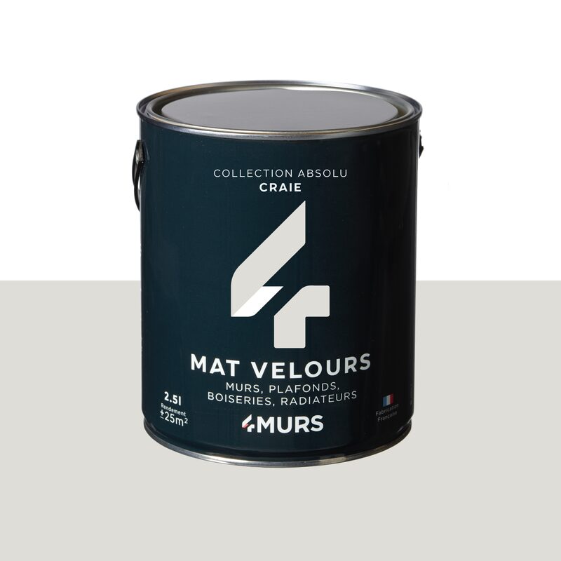 Peinture Multi-supports ABSOLU Acrylique craie Mat 2,5 L