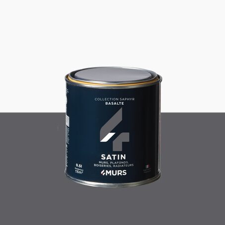 Saphyr Peinture Finition Peinture basalte Satiné 0,5 L