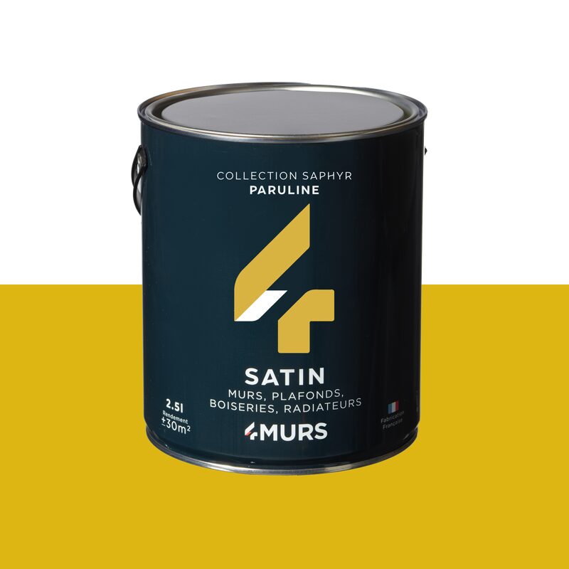 Peinture Multi-supports SAPHYR Alkyde paruline Satiné 2,5 L