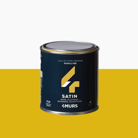 Peinture Finition SAPHYR Alkyde paruline Satiné 0,5 L