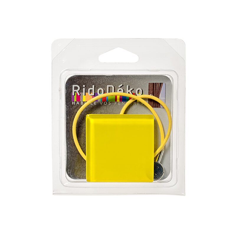 Embrasse aimantée LUMA coloris jaune