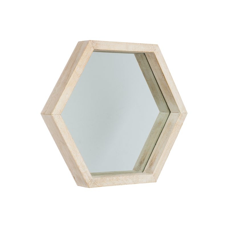 Miroir en bois LOUISA 32 x 37 cm