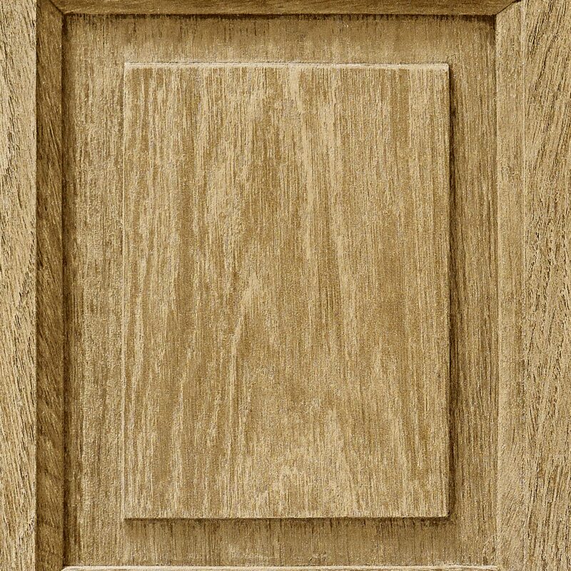 Papier peint intissé BOISERIE DE STYLE BY KOZIEL coloris chêne naturel