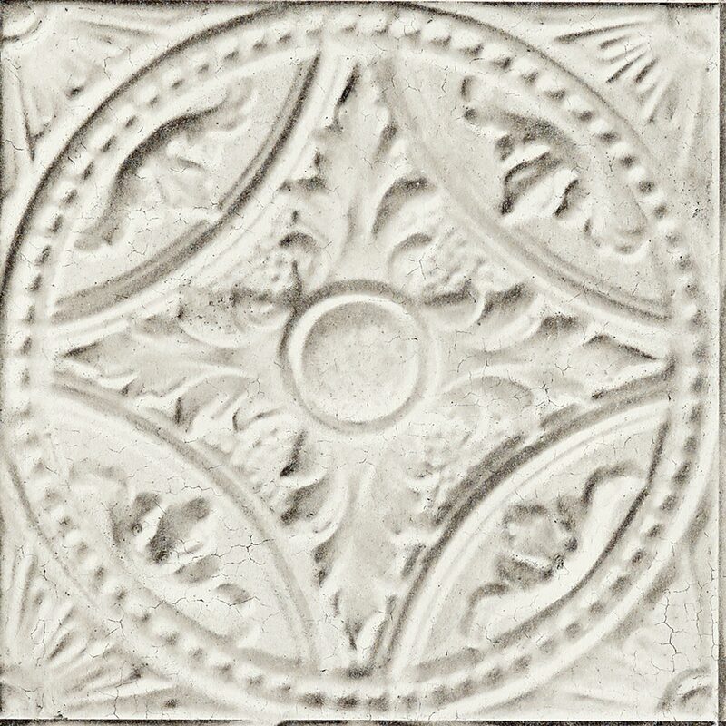 Papier peint intissé PLAQUES VICTORIA BY KOZIEL coloris blanc