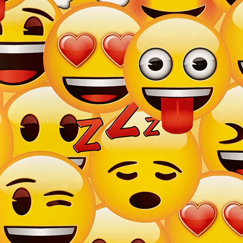 Papier peint EMOTICONE coloris jaune soleil