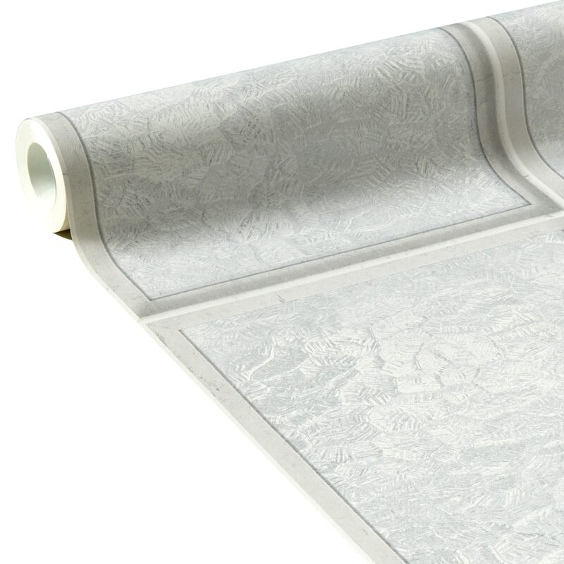 Papier peint intissé VERRIÈRE CHARME BY KOZIEL coloris blanc perlé