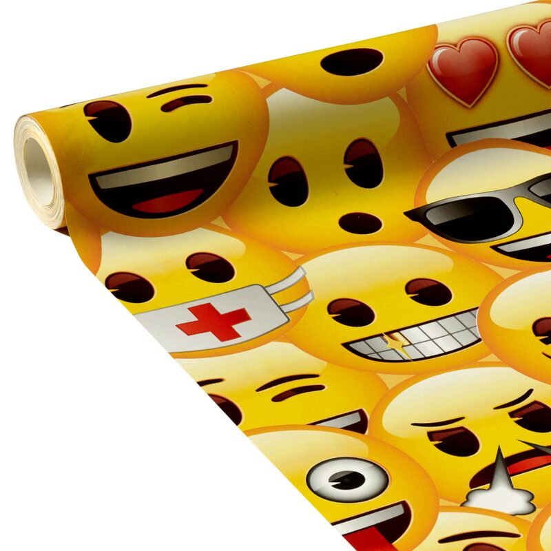 Papier peint EMOTICONE coloris jaune soleil