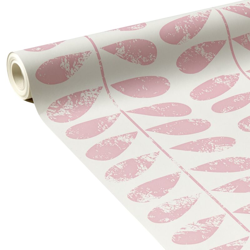 Papier peint MALENA coloris rose vintage