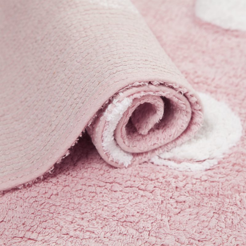 Tapis TOPOS coloris rose 120 x 160 cm
