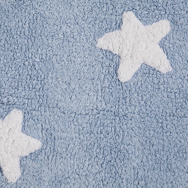 Tapis STARS coloris bleu 120 x 160 cm