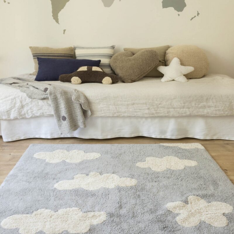 Tapis CLOUDS coloris gris 120 x 160 cm