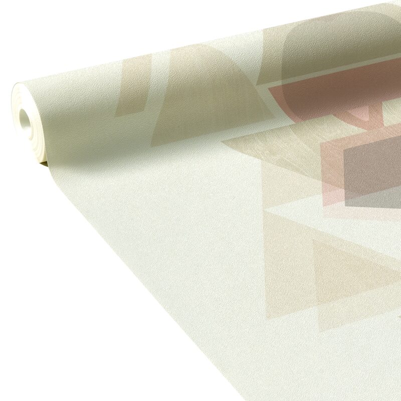 Papier peint intissé PASTEL WOOD coloris écru
