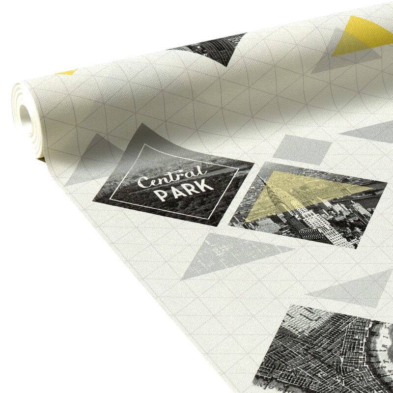 Papier peint intissé MY NEW YORK coloris blanc