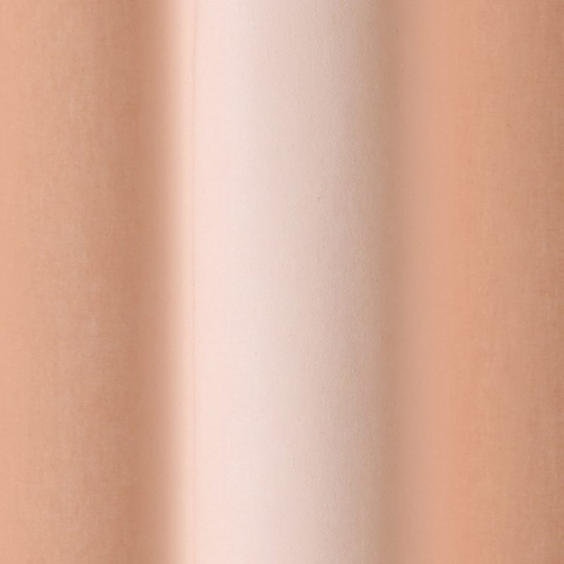 Rideau COTOON coloris rose porcelaine 140 x 240 cm