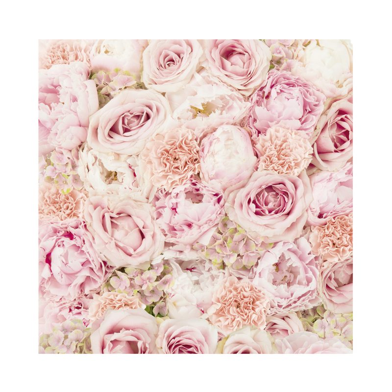Serviette en papier FLORIMOND coloris rose