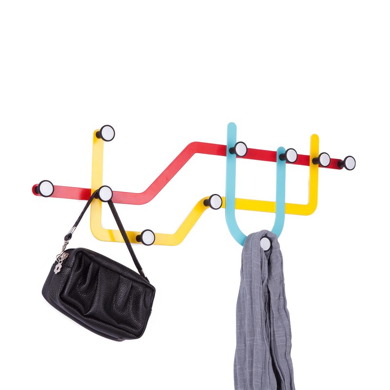 Patère SUBWAY MULTI coloris multicolore