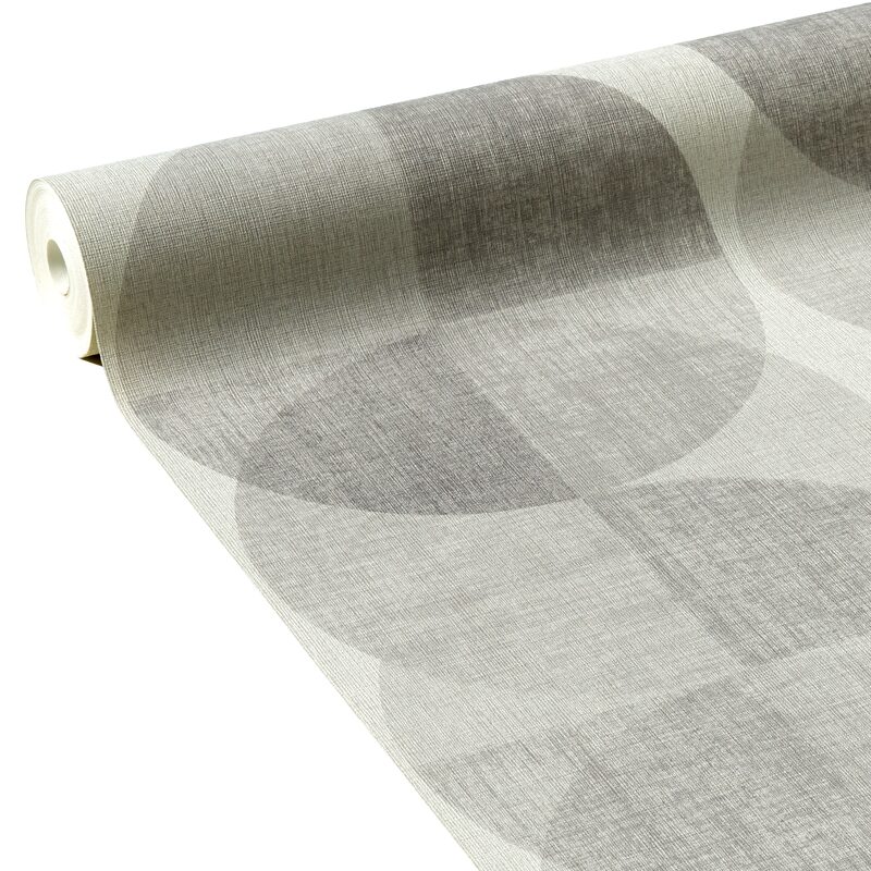 Papier peint intissé IVAR coloris gris perle