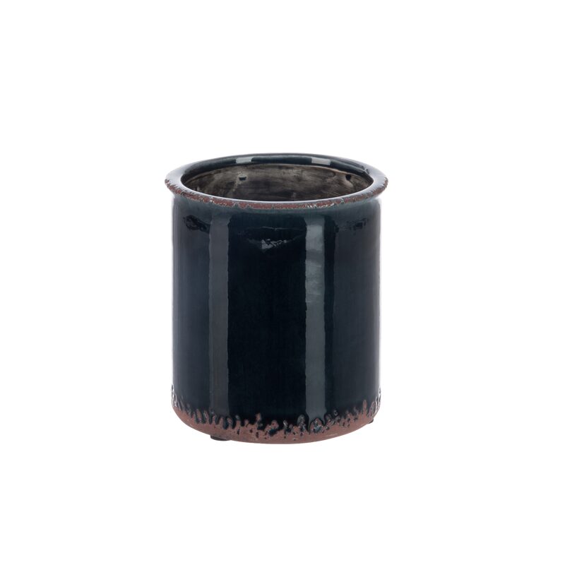 Cache-pot AILEEN coloris bleu nuit