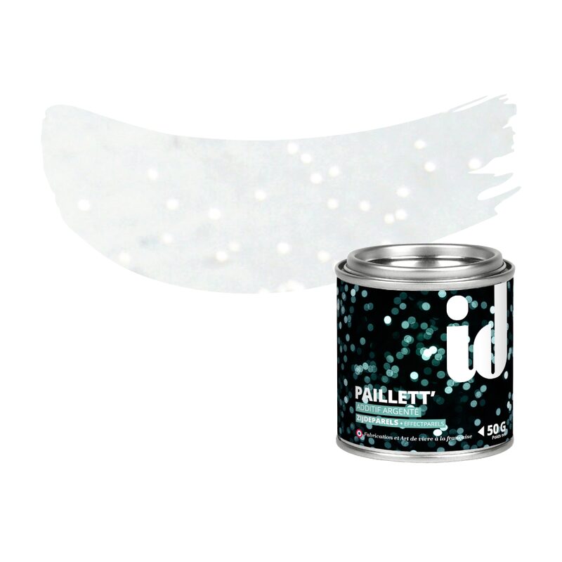 Peinture PAILLETT ADDITIF argent Pailleté 0,05 Kg