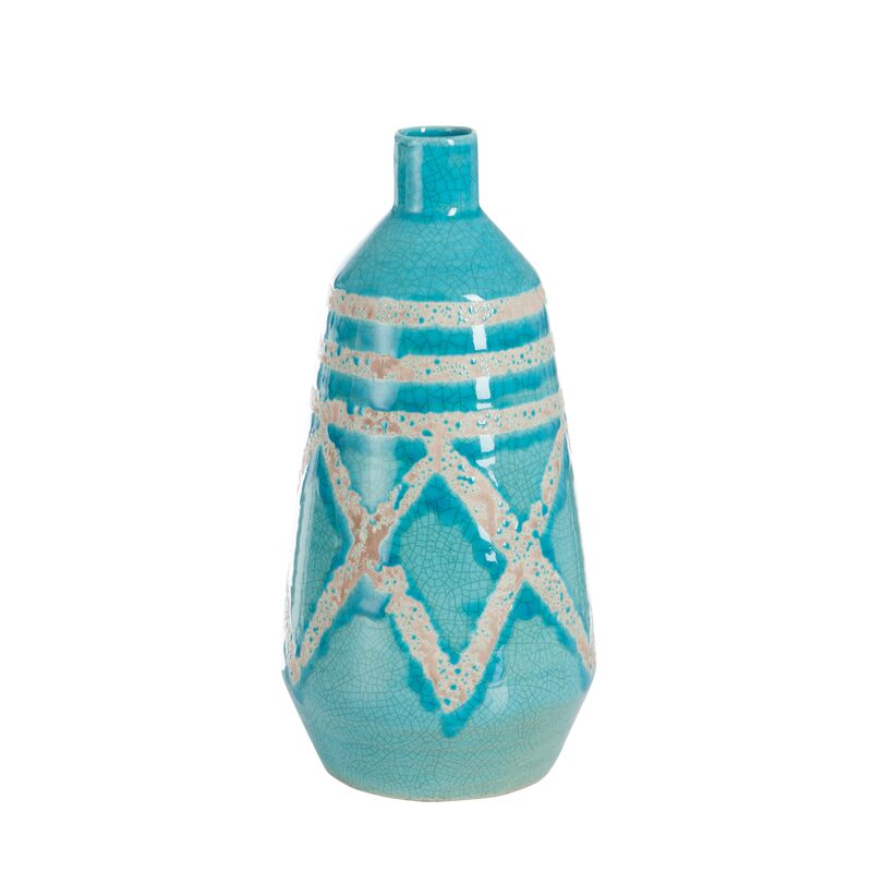 Vase CALLUM coloris bleu