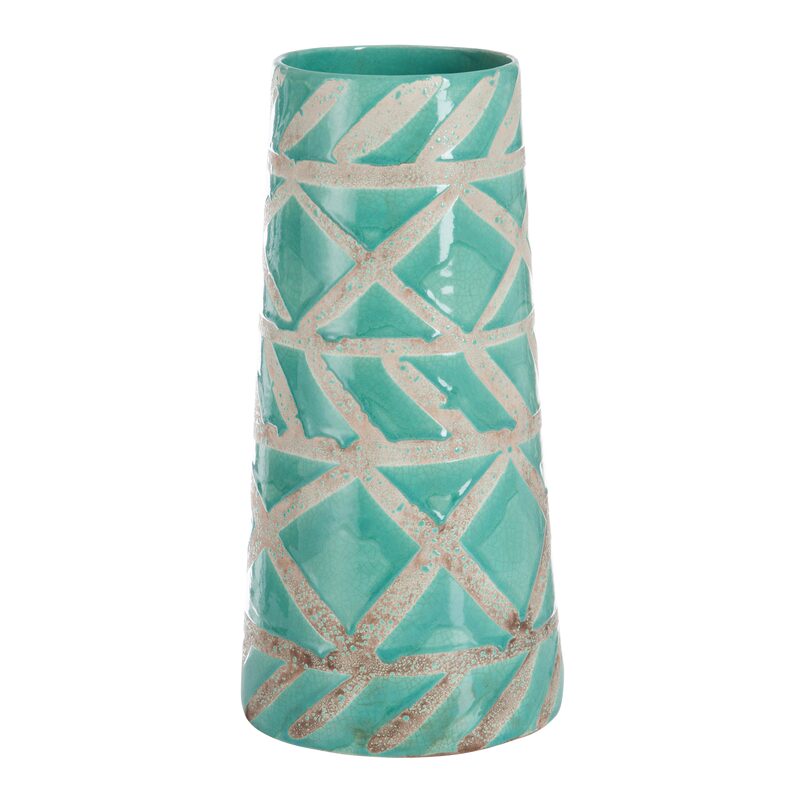 Vase CALLUM coloris bleu ciel