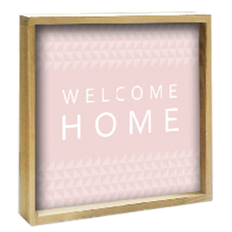 Tableau WELCOME 33 x 33 cm