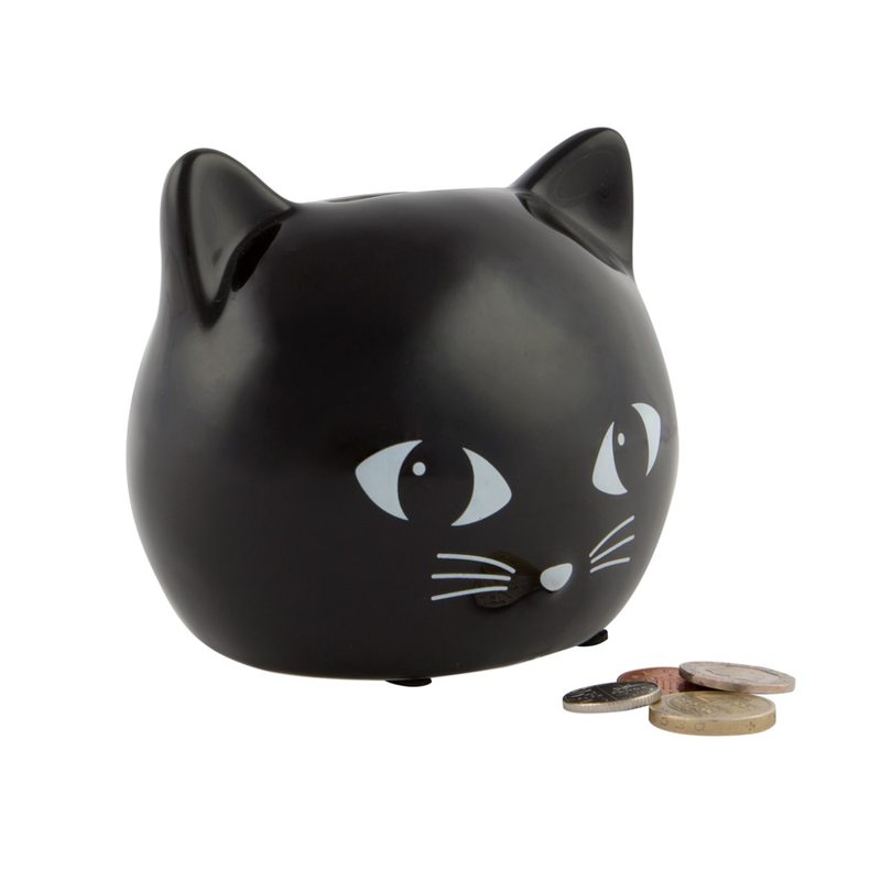 Tirelire BLACK CAT coloris noir