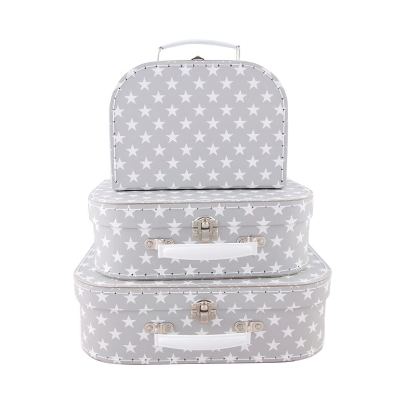 Boîte de rangement NORDIC STAR X3 coloris gris perle