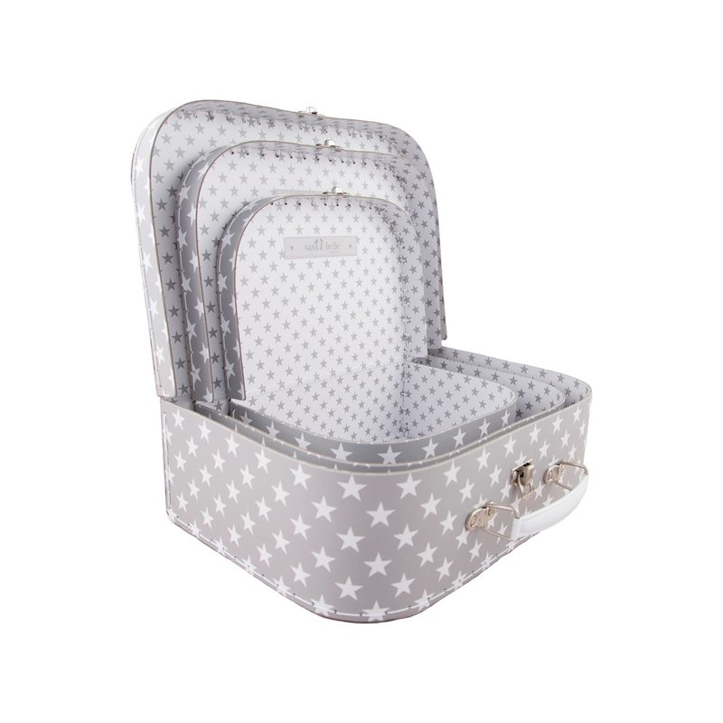 Boîte de rangement NORDIC STAR X3 coloris gris perle