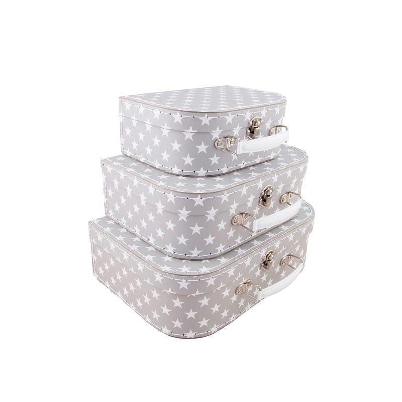 Boîte de rangement NORDIC STAR X3 coloris gris perle