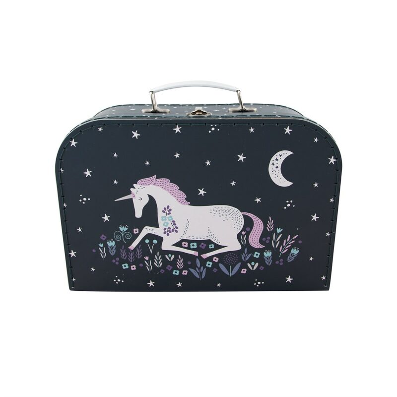Boîte de rangement STARLIGHT UNICORN X3 coloris bleu nuit