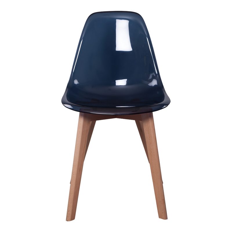 Chaise SCANDIQUE coloris noir, transparent